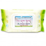 물티슈- 연두색 캡형80매 55g