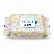 베베미뇽공룡 라벨형 물티슈 (60매, 80매)