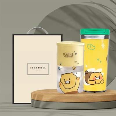 시즈넬 선물세트 카카오 가습기250ml+카카오 그래픽텀블러