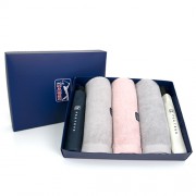 PGA 3단 완전자동 세이프티+3단수동 암막 우양산+200g 타올 3P 세트(소)