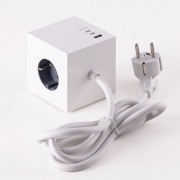 플라이토 블록 PD 20W 고용량 멀티탭 3구 C타입 2포트+USB 1포트 케이블형 1.5M JS-D32