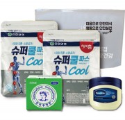 유한양행 구급키트 8호(쿨파스2팩,안티푸라민,바세린50ml 4종세트)