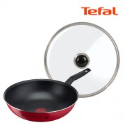 테팔_밸리드쿡 티타늄 멀티팬 28cm+유리뚜껑 28cm