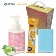 크리넥스 버블향균 핸드워시 카카오 양치 핸드타올 수건 3종세트