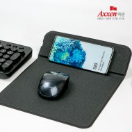 액센 MP250 15W 초고속 무선충전마우스패드