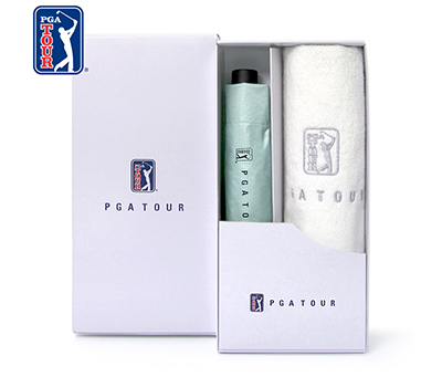PGA 3단수동 카본 립스탑 암막 우양산+150g 면사타올 세트